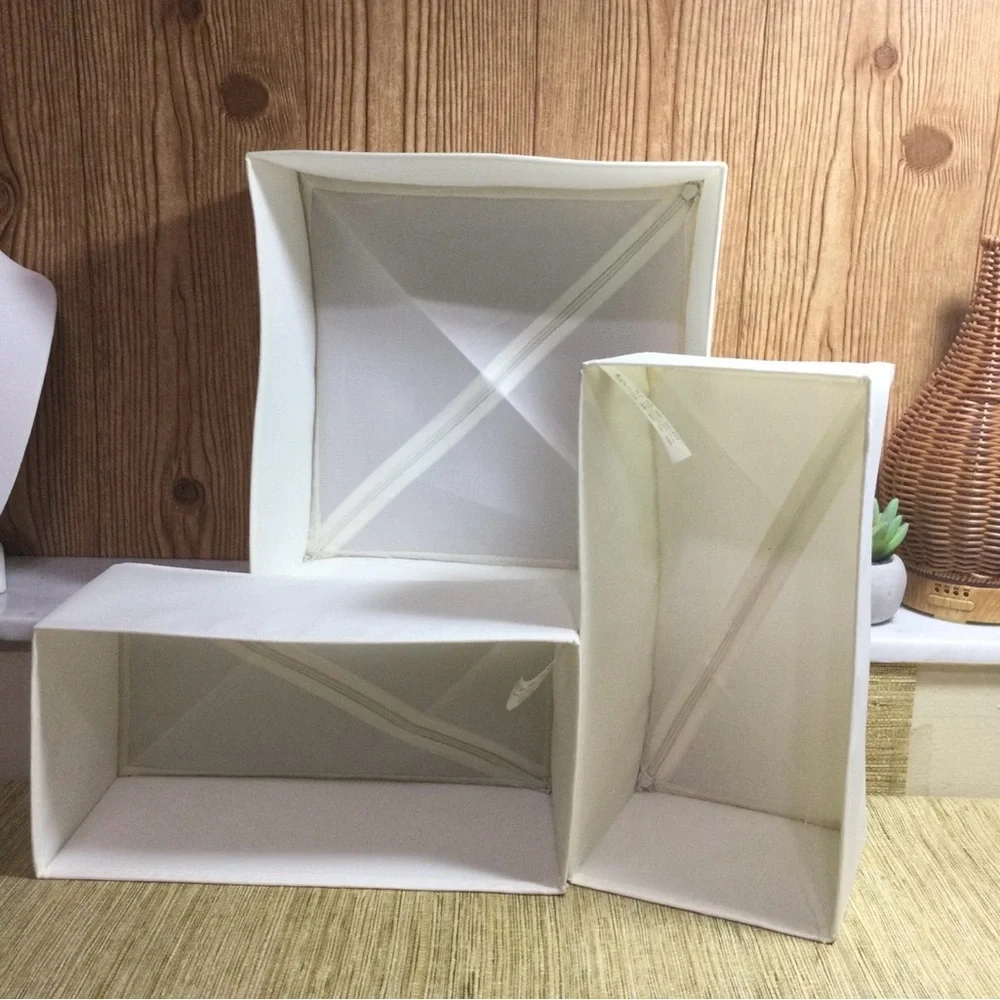 Collapsible Drawer Organizer Cubes set of 3 different sizes